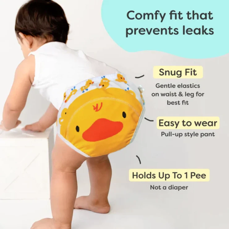 Kids Cartun Reusable Baby Diaper 1pcs, Baby Soft Training Pants 6