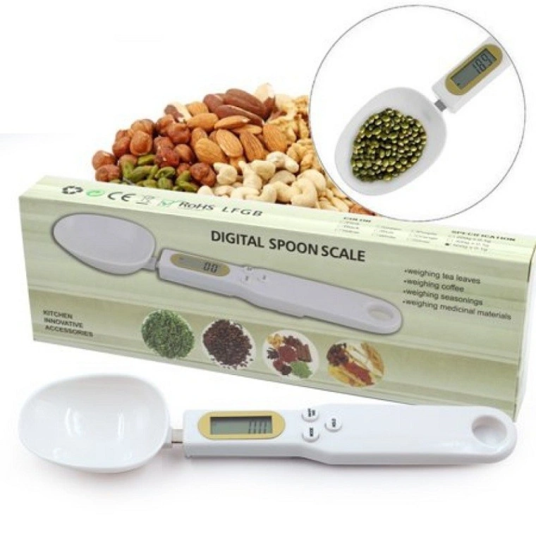 Digital Spoon Scale, Digital Measuring Spoon, 300g&#x2F;0.1 Digital LCD Measuring Spoon Scale Electronic Weighing Spoon Scale Household Kitchen Accessory 6