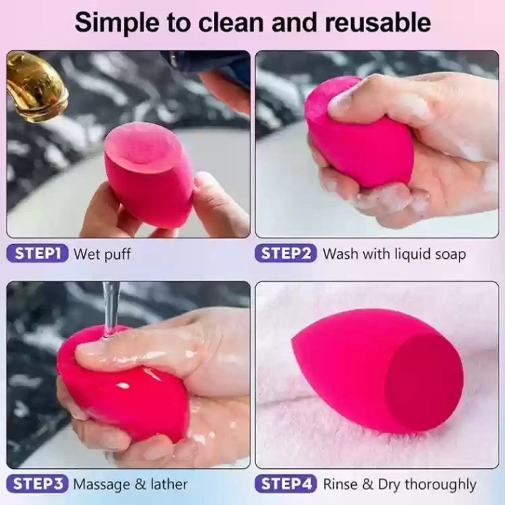 Makeup Blender Sponge Puff-1pcs 4