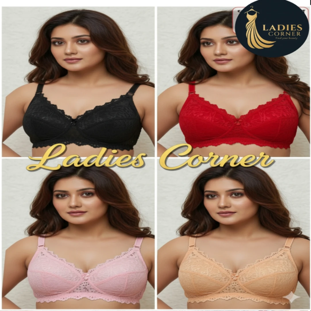 4 Piece Comfortable Net Bra Soft Net Bra for Women 2