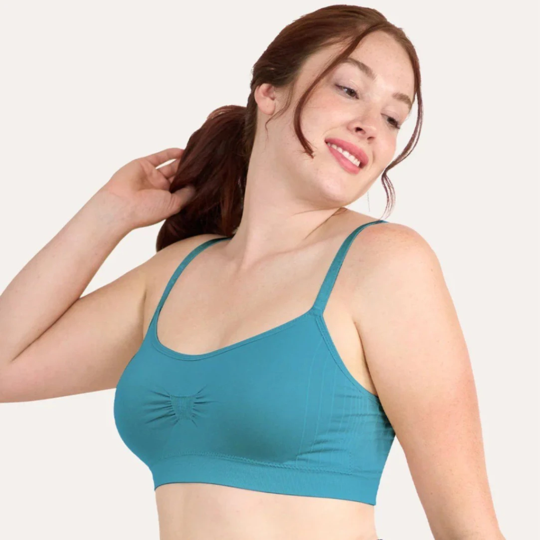 Sana Women&#x27;s Seamless Padded Wirefree Comfort Bra 3