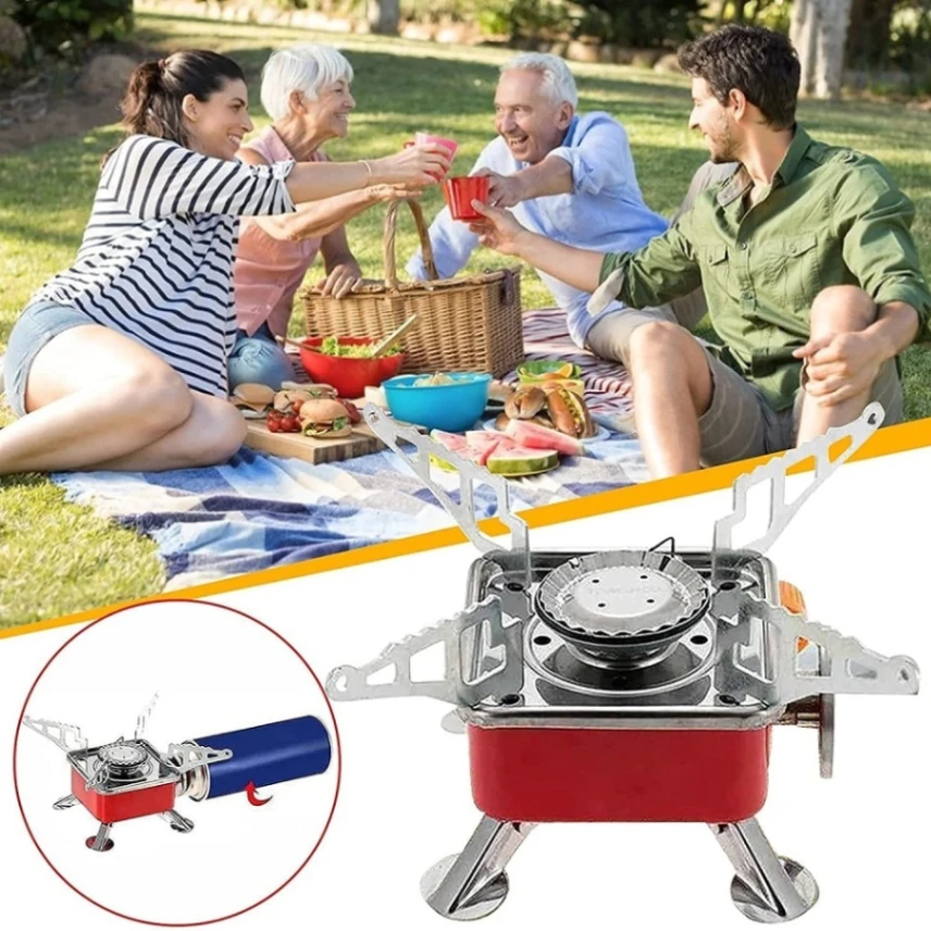 Portable Card Type Campaign Butane Gas Stove Burner( without bottle) 7