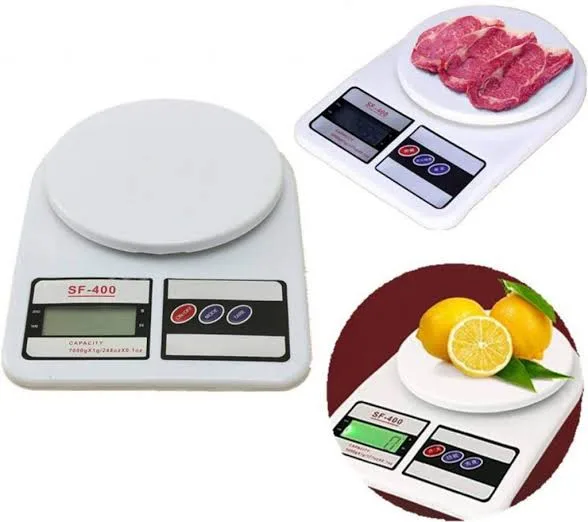 SF-400 Electronic Kitchen Scale, Digital LCD Display, 10 kg 10,000g 4