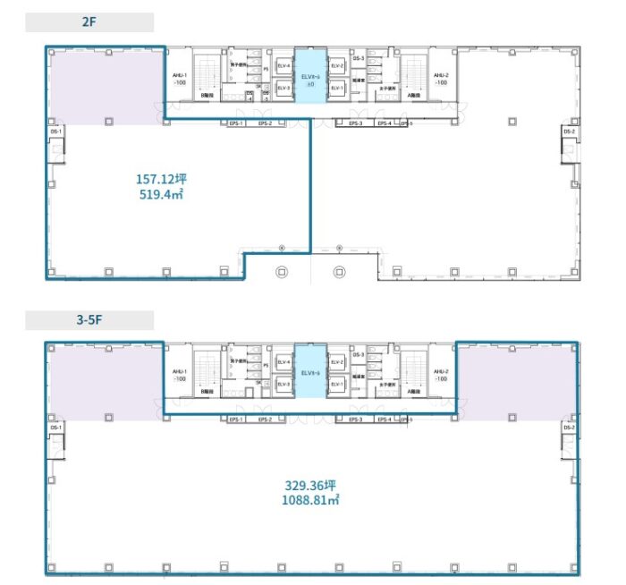 サンハマダビルの募集区画