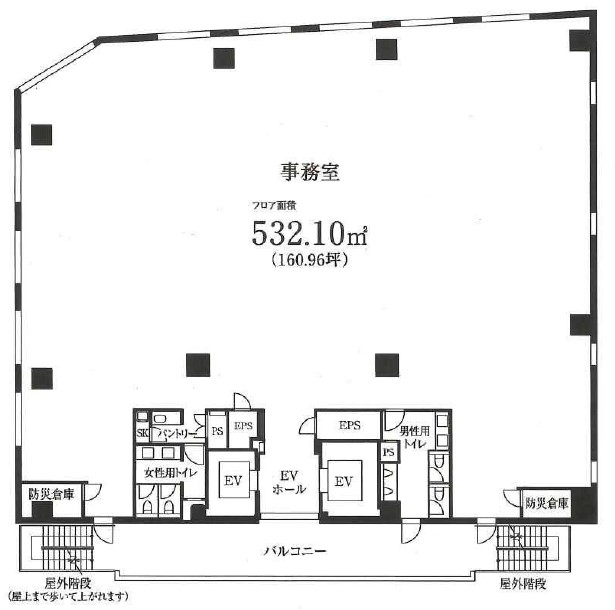 CIRCLES築地　平面図