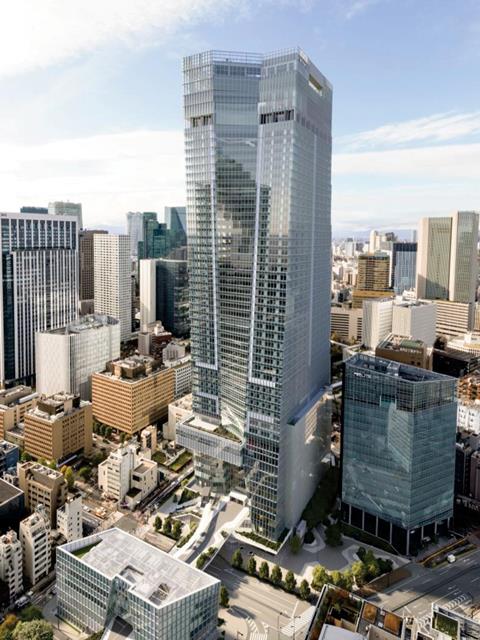 虎ノ門ヒルズステーションタワーの外観イメージ