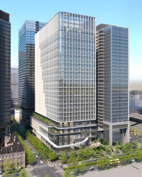 MUFG本館 建て替えのイメージパース