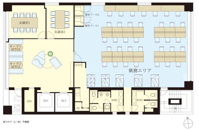 エンスイテ芝大門　平面図