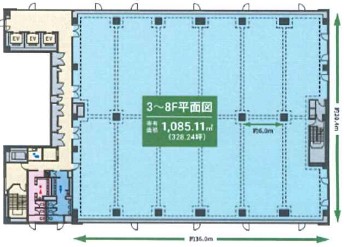 竹橋スクエア　平面図