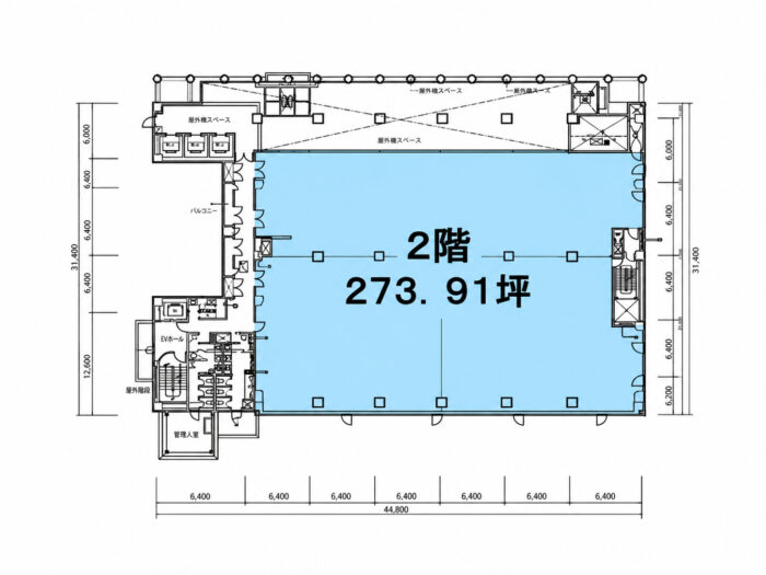 竹橋スクエア　平面図