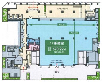 竹橋スクエア　平面図