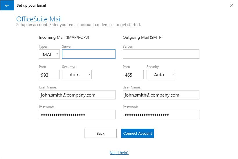 Free Mail Client OfficeSuite