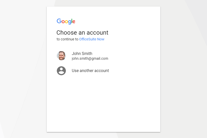 OfficeSuite Mail - Wizard - Gmail setup step 3