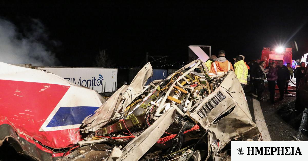 Σύγκρουση τρένων στα Τέμπη: Εγιναν τέσσερις προσαγωγές 1 sygkroysi trenon sta tempi eginan tesseris prosagoges 63ff0965ce1d7