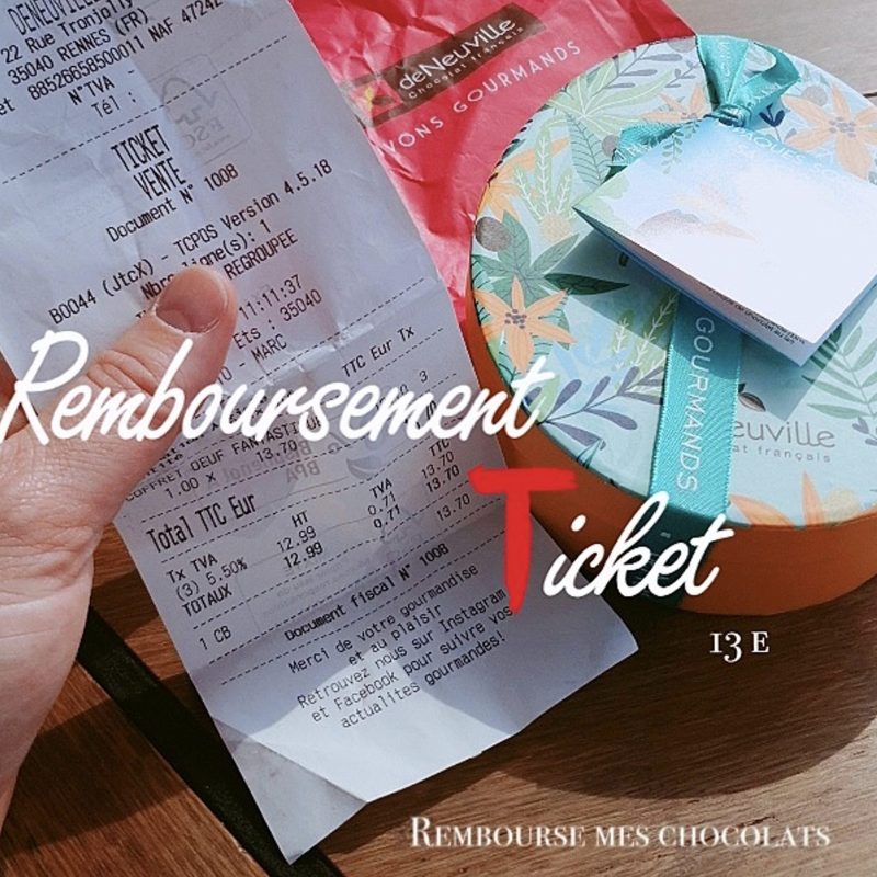 Rembourse mes chocolats