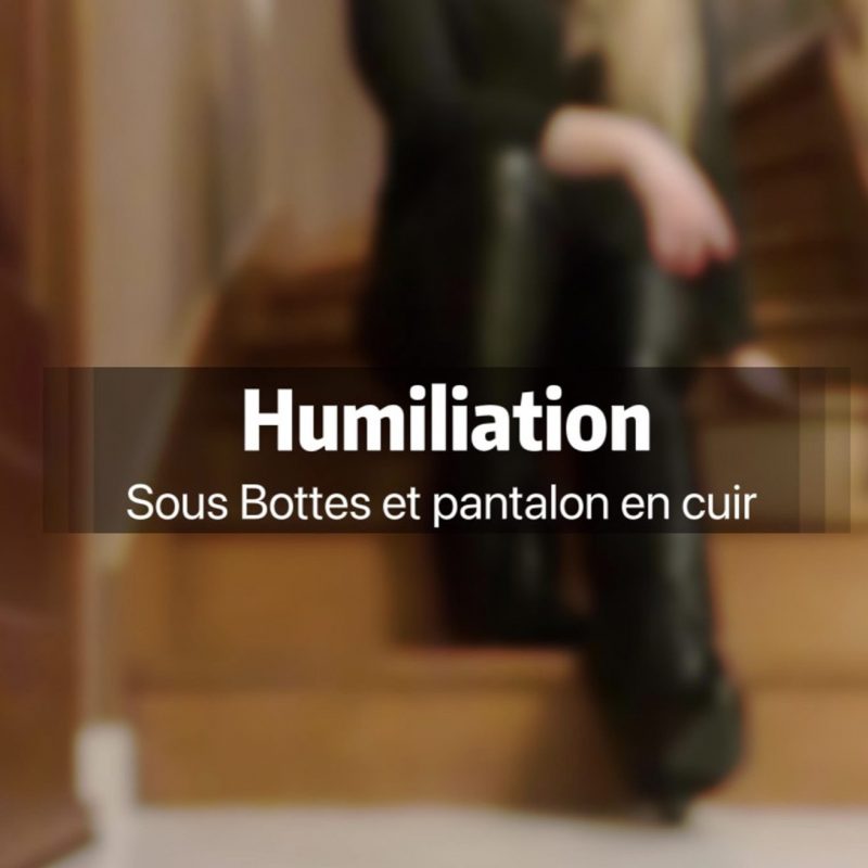 Sous mes bottes et pantalon en cuir