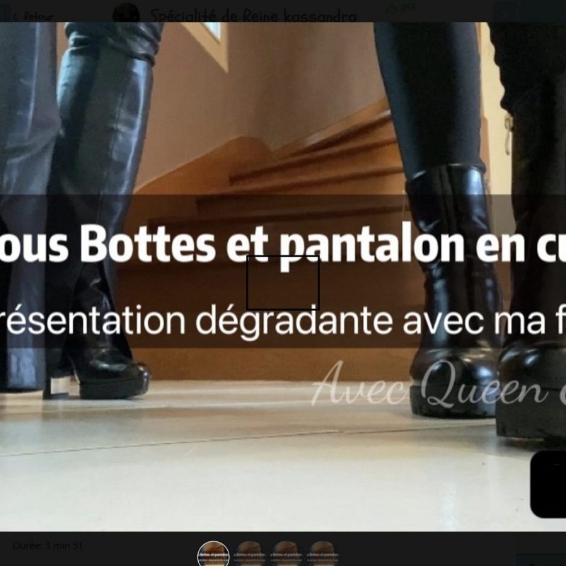 Presentation dégradante avec Elena