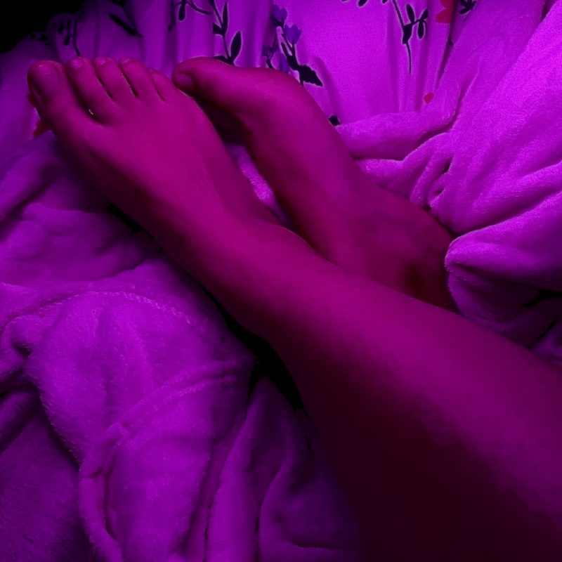 Photo personnalisée de mes pieds