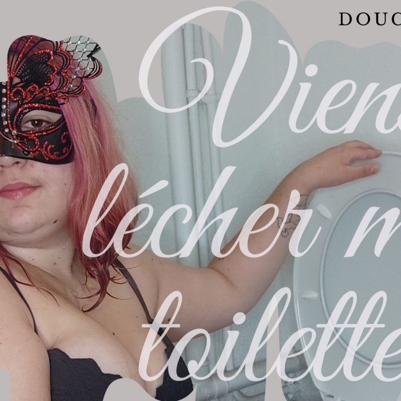 Viens lécher mes toilettes