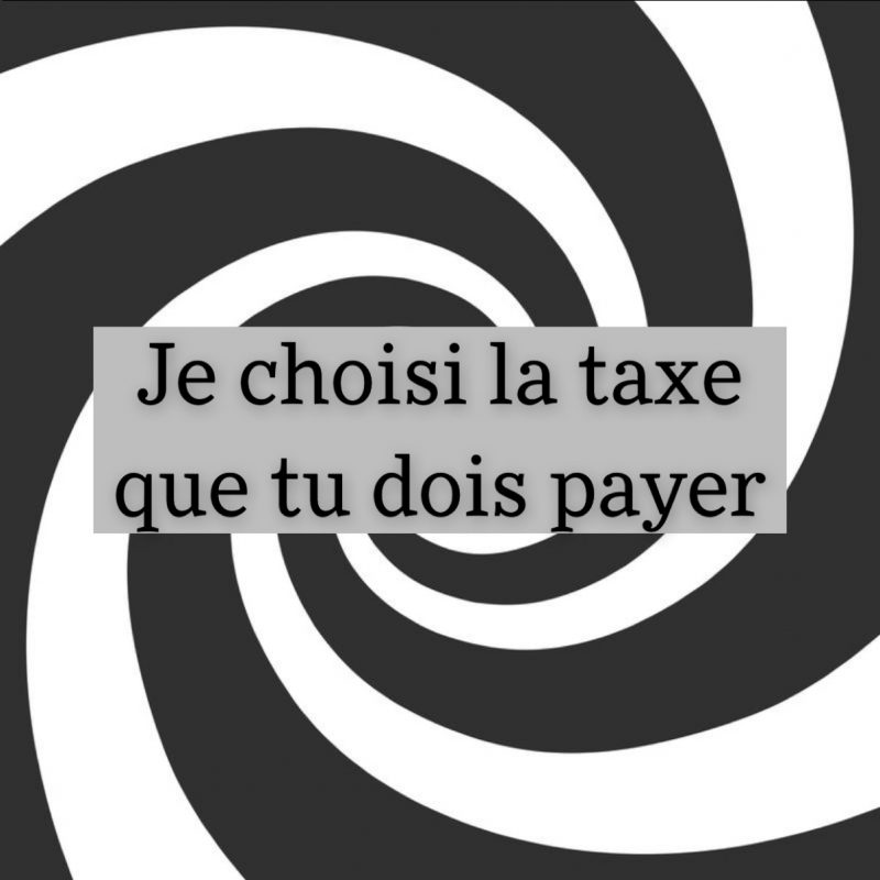 Je choisi ce que tu dois raquer