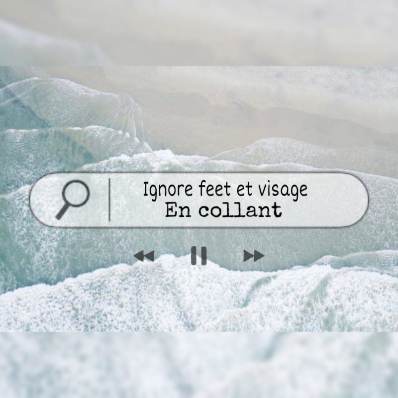 Ignore feet et visage en collant