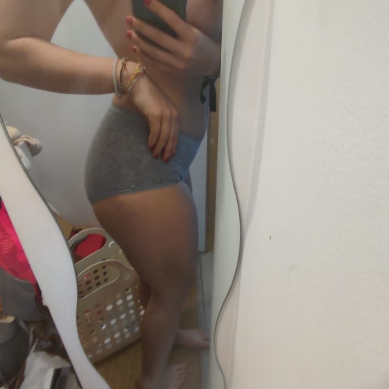 Culotte portée et souillée à la demande