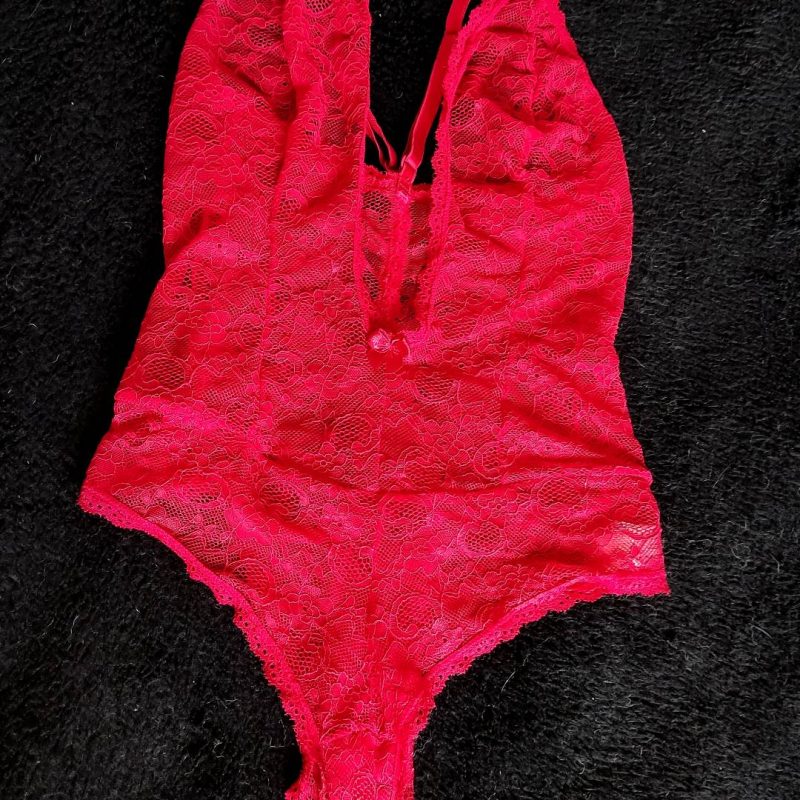 Body rouge porté 2 jours