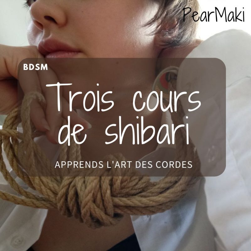 Trois cours de shibari