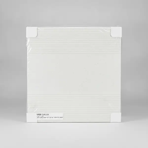 ARM CALLA 1-3/4" 2X2 CAC PAP ST 15/16" WHITE 24SF