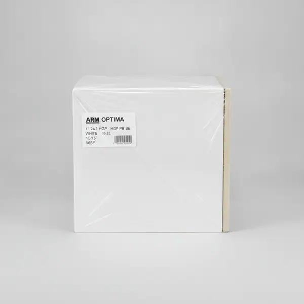 ARM OPTIMA 1" 2X2 HGP PB SE WHITE 15/16" 96SF