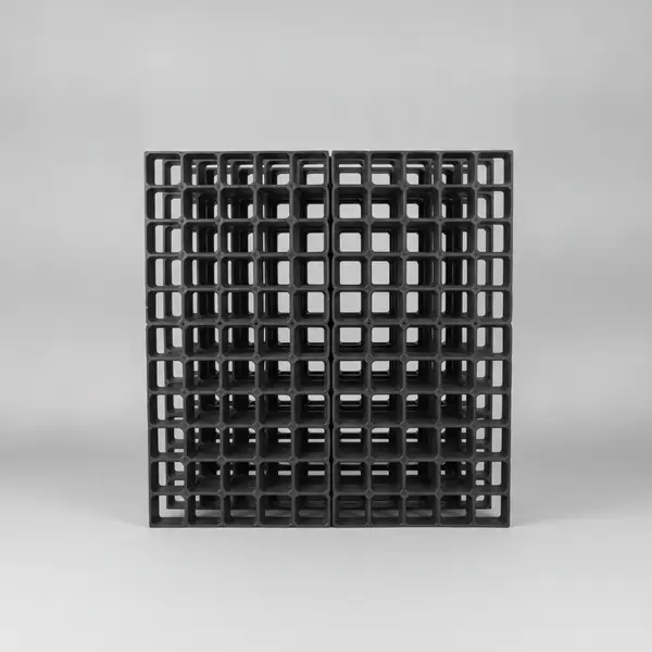 SLP LIGHTING 3/8" 2X2 EGGCRATE BLACK 30PCS