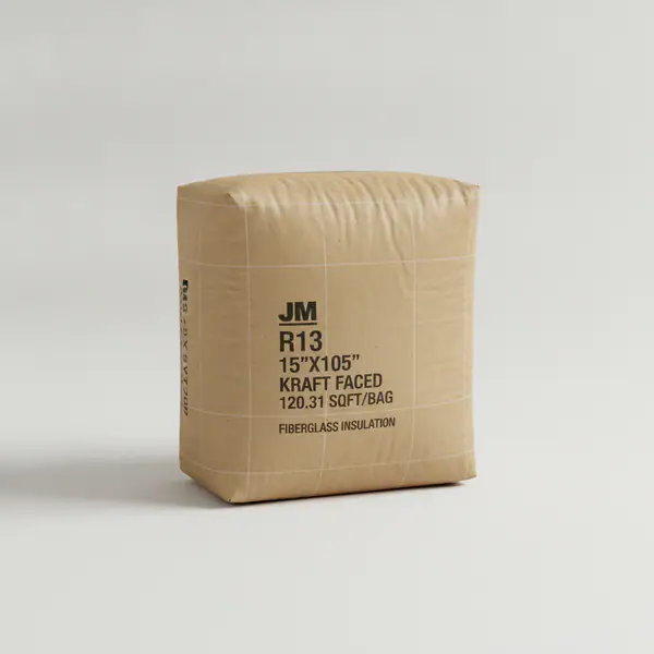 JM R13 15"X105" KRAFT FACED 120.31 SQFT/BAG