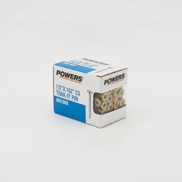 POWERS 1/2"X.102" C5 TRAK-IT PIN 800/BOX