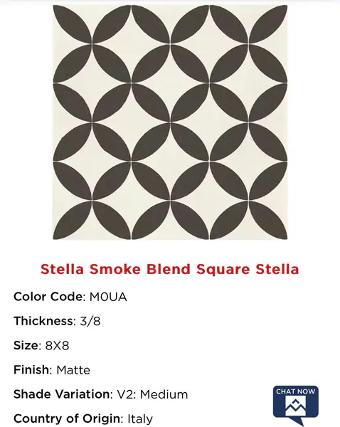 Tile - 8 x 8 x 3/8 inch (Counter/Floor/Wall)