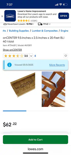 I joist