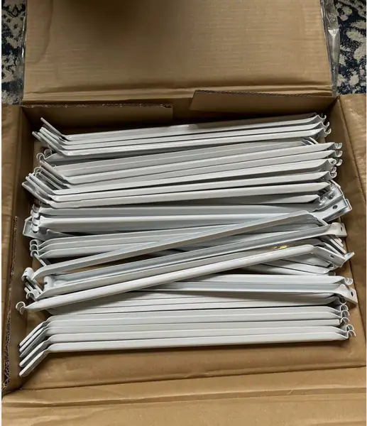 12” support brace box with 100 pieces