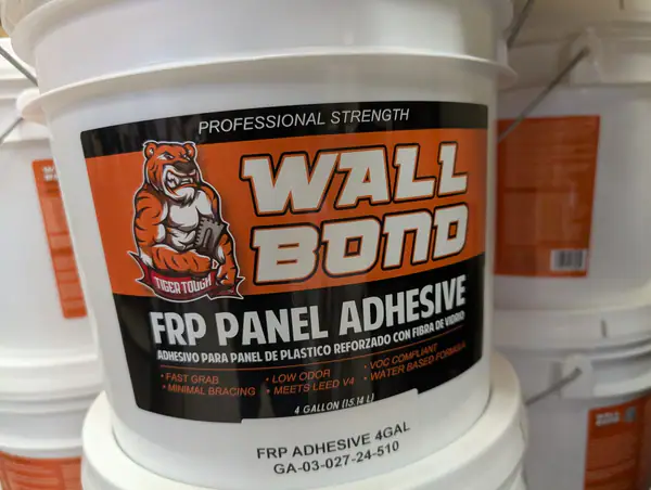 Greenmaker Industries 4GAL Fast Grab Wall Bond Tiger Strong FRP Adhesive