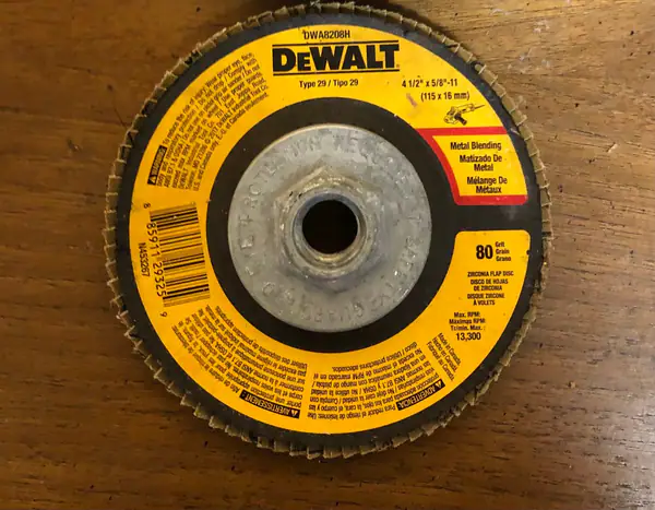 10PK Dewalt #DWA8208H 4 1/2” x 5/8”-11