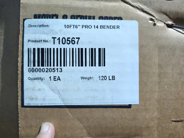 TAPCO METAL SIDING BREAK BENDER 