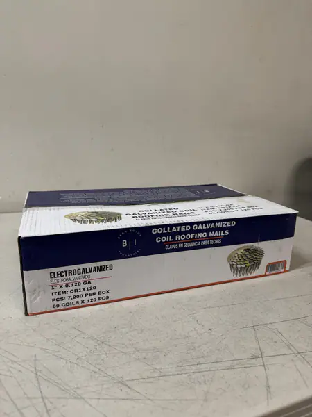 1” x .120” Roofing Nails – 7,200 PCS per Box