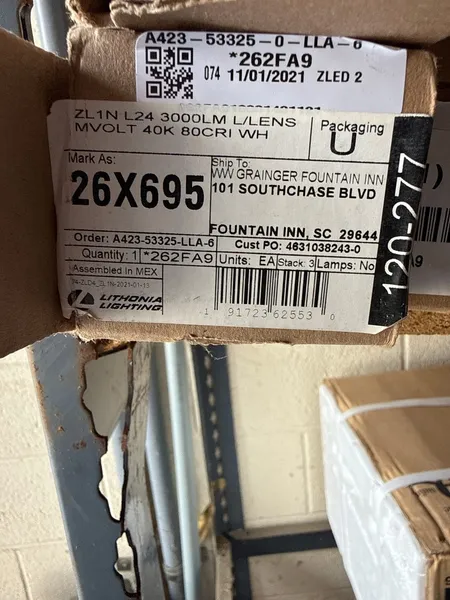 2-Foot Lensless Integrated LED Linear Strip Light (4000K, MVOLT)
