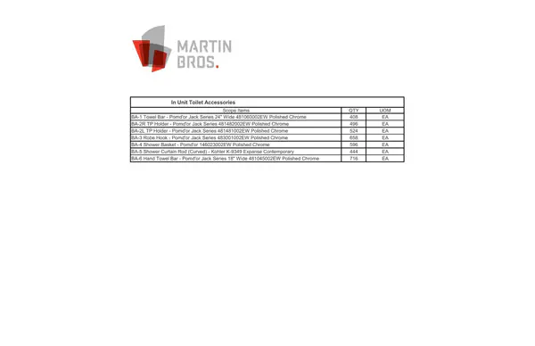Brand New Division 10 In Unit Toilet Accessories