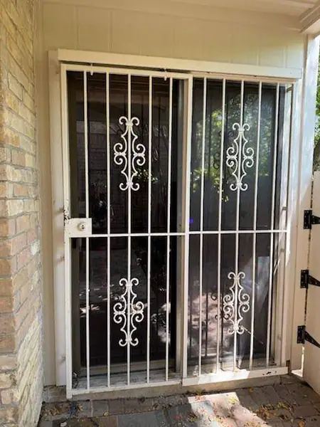 Sliding security doors