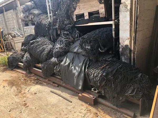 Steel erection nets