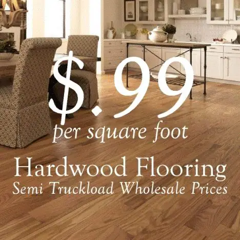 Solid Oak Hardwood Flooring Truckload Delivered