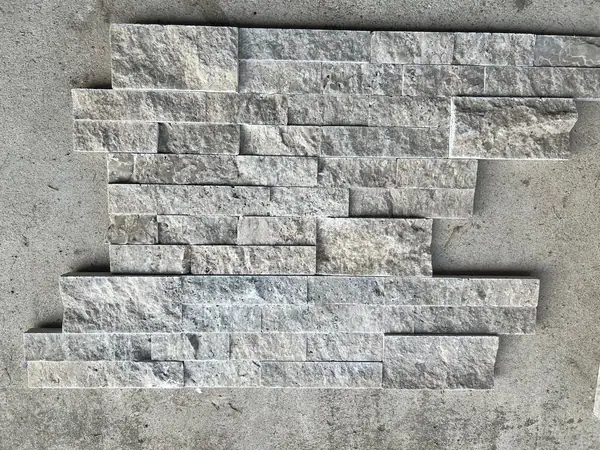6”x24”x Silver Travertine ledger panel / 6 Sqft per box. 