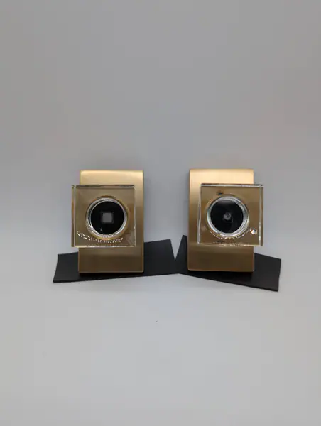 EMTEK Modern Square Glass Knob RCT (US4)