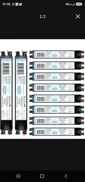 phillips advance f32 t8 4 lamp ballasts 10 pack