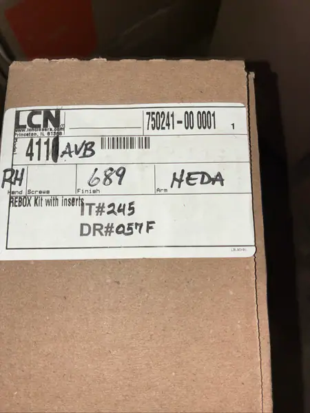 LCN Door closer 4111 AVB HEDA ALUM/689 RH