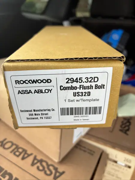 Rockwood Combo-Flush Bolt US32D